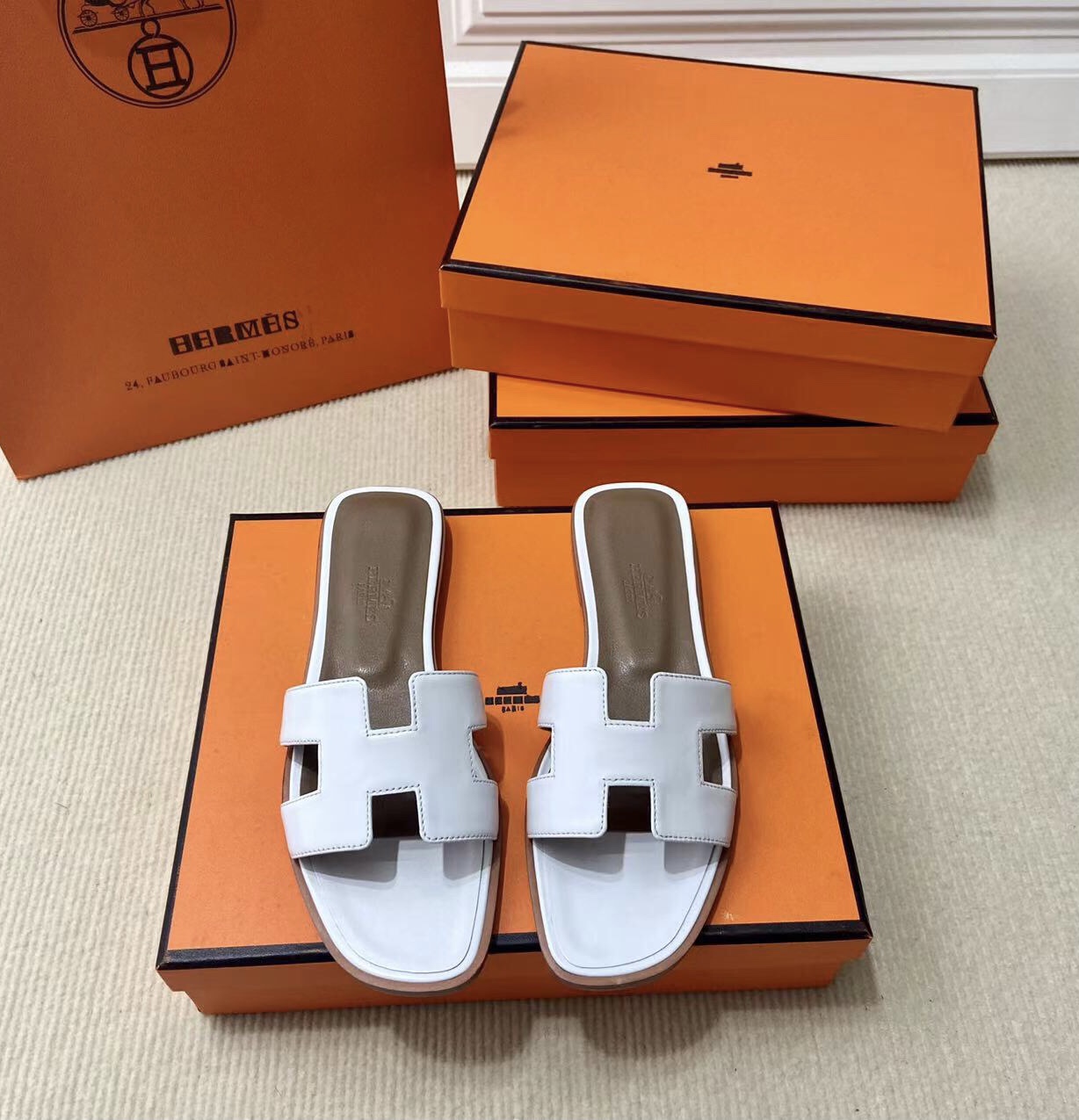 에르메스 올수공 오란 슬리퍼 샌들 스위프트 120